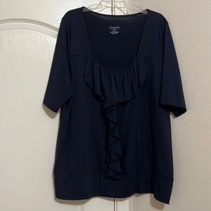 Lane Bryant banded hem blouse Size 22/24